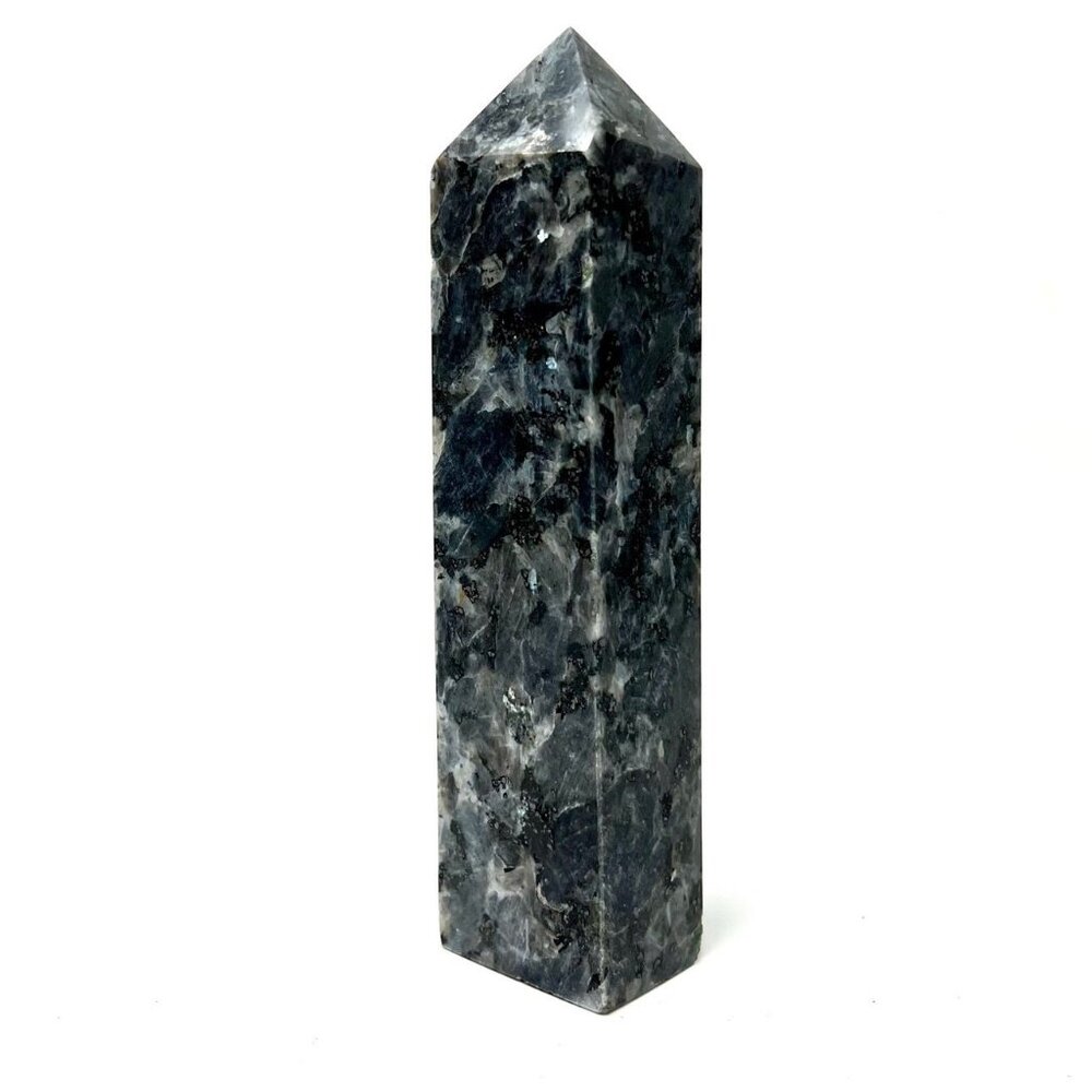 Larvakite Blue Flashy Large Natural Crystal Stone Rock
